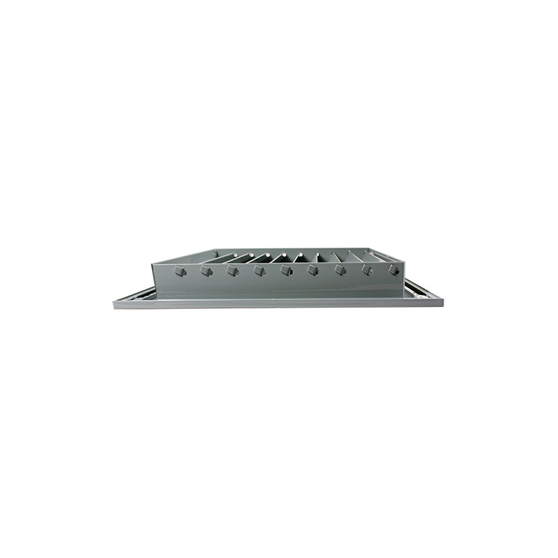 Dalap Lüftungsgitter 600x300 Mm – Aluminium, Weiß, Mit Verstrebung & Festen Lamellen