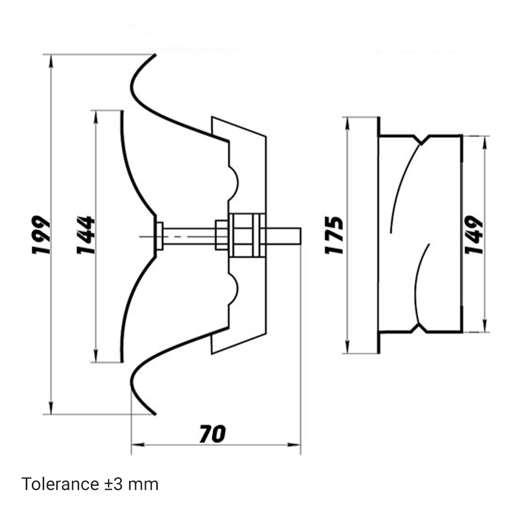 KOTARBAU ® Tellerventil Rund 100mm Abluft Deckenventil